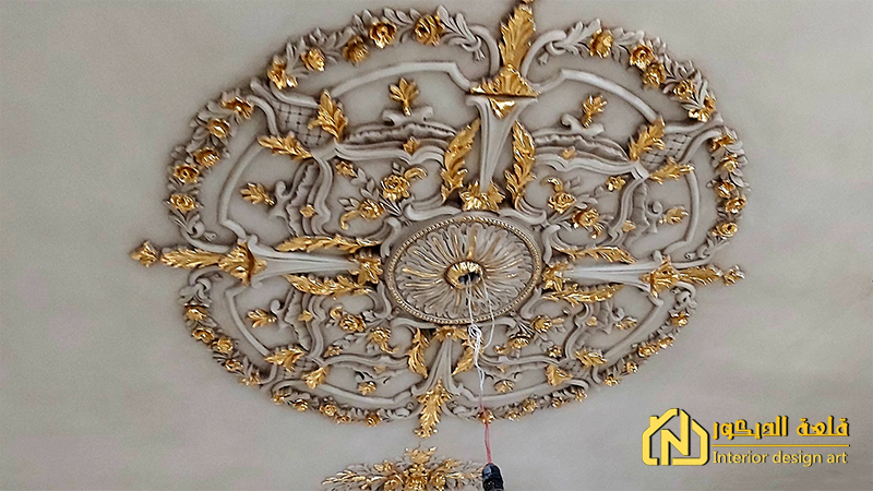 أجمل سرر جبس بلدي دفن لغرف النوم وريسبشن تشطيبات ذهبية