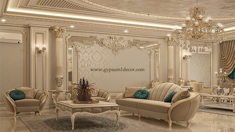 أجمل تابلوهات جبس بلدي على الحائط براويز جدران شقق فخمة